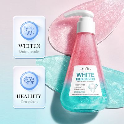 Nicotinamide Peach Dazzling White Toothpaste