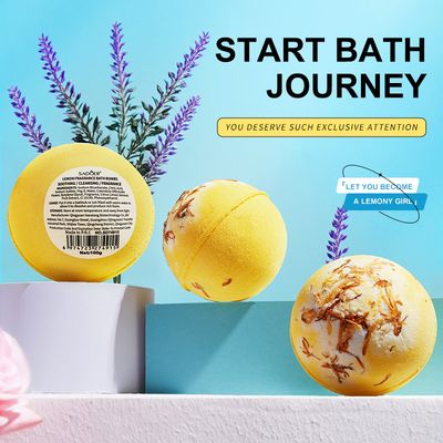Lemon Fizzy Bath Bomb