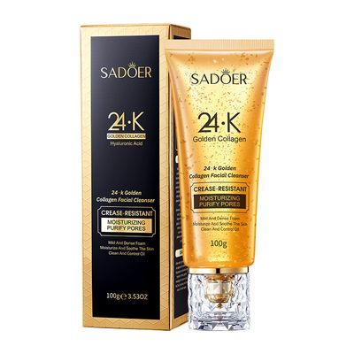 24K Golden Collagen Facial Cleanser