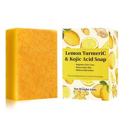 Lemon Turmeric Kojic Acid Brightening Soap