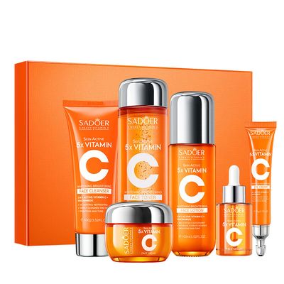 5X Vitamin C Brightening Skincare 7-Piece Set