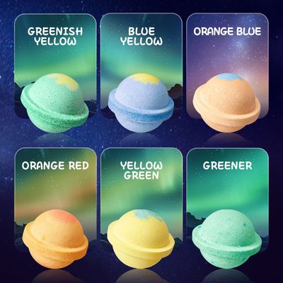 Galaxy Planet Bath Bomb 6-Piece Set